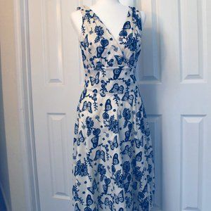 NWOT Retro Butterfly Classic Dress